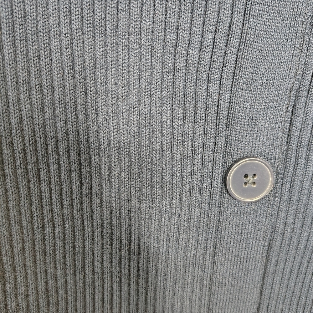 Maeve By Anthropologie PuffSleeved Navy Blue and Striped Button Front Dress Sz S - Picture 9 of 16
